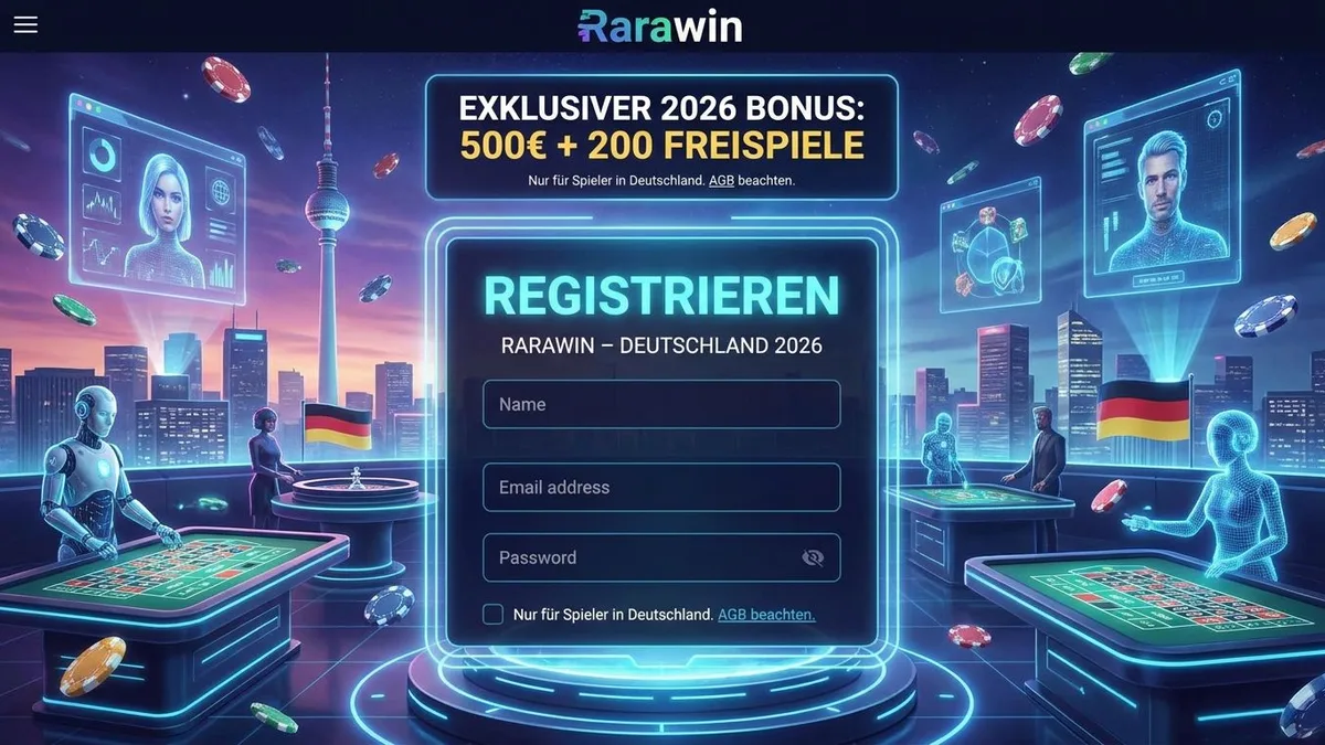 Registrierung mit Bonus